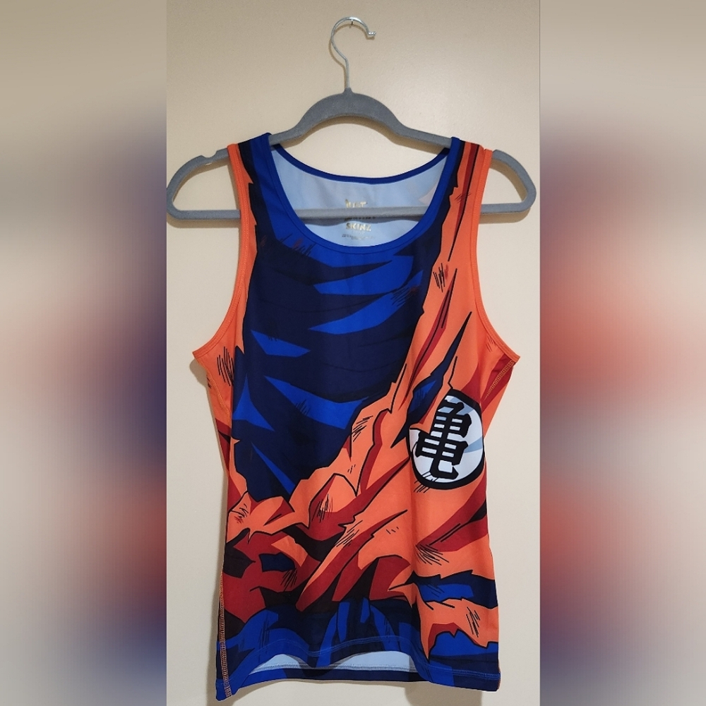 Just Saiyan Skinz Gear Goku Compression Tank Top Size M